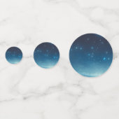 Kerstvakantie Sterren Tabel Confetti (Achterkanten)