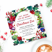 kerstvakantie stoppen | Kerstavond Kaart