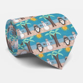 kerstvakantie stropdas (Opgerold)