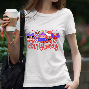 Kerstvakantie sublimatie ontwerp T-shirt