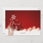 Kerstvakantie Sweet 16 Verjaardag Kaart (Achterkant)