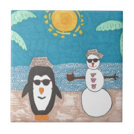 kerstvakantie tegeltje
