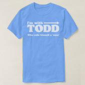 Kerstvakantie Todd en zijn Margo en haar Mat T-shirt (Design voorkant)
