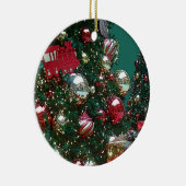 Kerstvakantie Trim The Tree Speelgoed Train Orname Keramisch Ornament (Rechts)