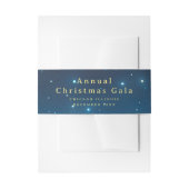 Kerstvakantie Uitnodiging Belly Band Uitnodigingen Wikkel (Voorkant Voorbeeld)