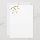Kerstvakantie Verloving Aankondiging (Achterkant)
