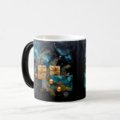 Kerstvakantie verpakking magische mok (Voorkant links)