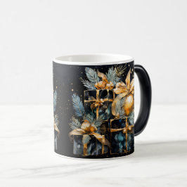 Kerstvakantie verpakking magische mok