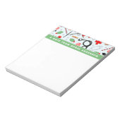 Kerstvakantie Verpleegster Notitieblok (Linkerzijde)