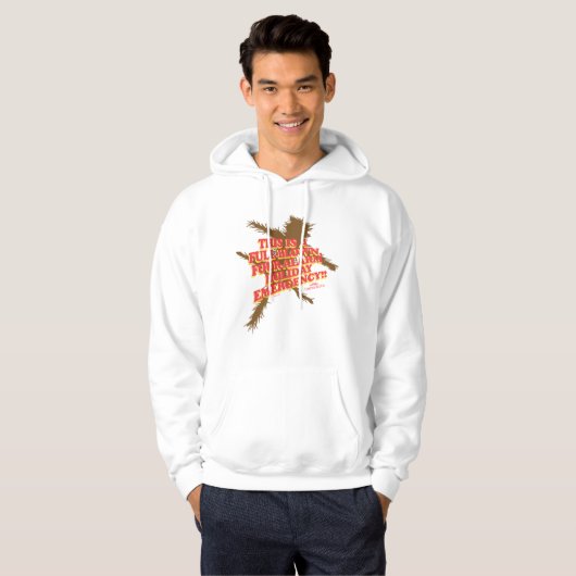 kerstvakantie | Vier-Alarm Vakantiedagen Hoodie (Voorkant volledig)
