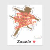 kerstvakantie | Vier-Alarm Vakantiedagen Sticker (Vel)