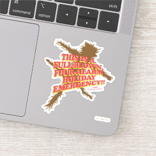 kerstvakantie Vier-Alarm Vakantiedagen Sticker