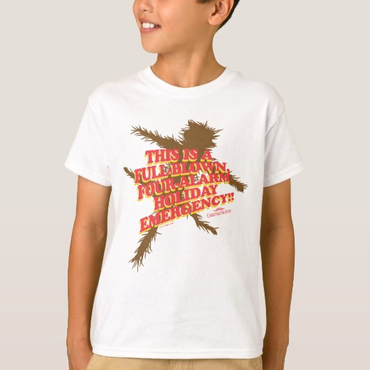 kerstvakantie | Vier-Alarm Vakantiedagen T-shirt (Voorkant)