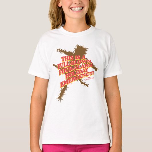kerstvakantie | Vier-Alarm Vakantiedagen T-shirt (Voorkant)