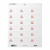 Kerstvakantie Voetbal Etiket (Full Sheet)