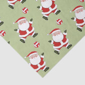 Kerstvakantie volleybal tissuepapier (Detail)