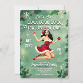 Kerstvakantie Vriendenfeest Uitnodiging (Voorkant)