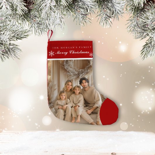 Kerstvakantie vrolijke kerstcadeaus kleine kerstsok