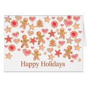 Kerstvakantie waterverf kerstkoekjes (Voorkant Horizontaal)