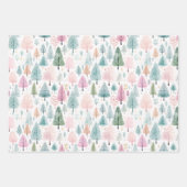 Kerstvakantie Waterverf Kleurrijk Inpakpapier Vel (Voorkant 2)