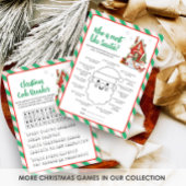 Kerstvakantie Wie is het meest op Kerstman lijkend Feestdagenkaart