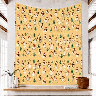Kerstvakantie Winter Fleece Deken