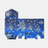 Kerstvakantie Winter Sneeuwvlokken Favor Box Bedankdoosjes (Uitgevouwen)