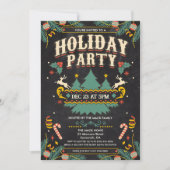 Kerstvakantie Winterfeest Uitnodiging (Voorkant)