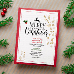 Kerstvakantie Winterfeest Uitnodiging