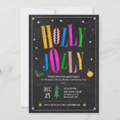 Kerstvakantie Winterfeest Uitnodiging (Voorkant)