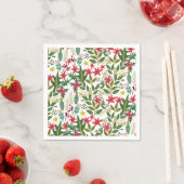 Kerstvakantie Wistful Bloemig Fruitfeestje Servetten (Insitu)