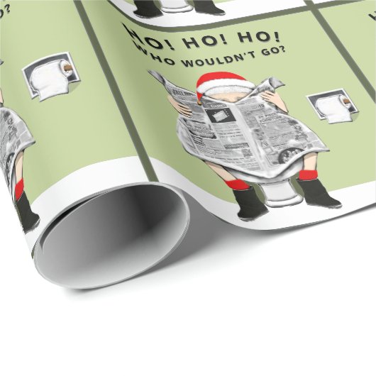 Kerstvakantie Witte Olifant Gift Cadeaupapier (Rol Hoek)