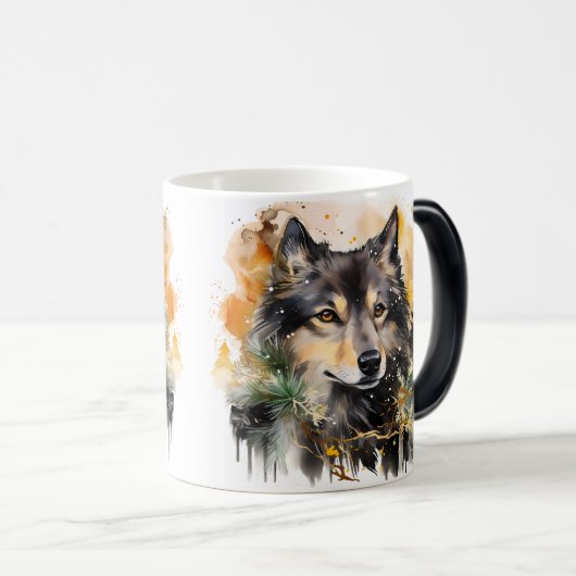 Kerstvakantie Wrap Magische Mok (Voorkant rechts)