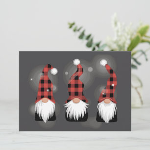 Kerstvakantie Xmas Grappige Winterkabouter Liefheb Feestdagenkaart