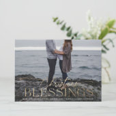 Kerstvakantie Zwangerschap Aankondiging (Staand voorkant)