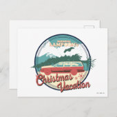 kerstvakantiebadge op nationaal Lampoon Briefkaart (Voorkant / Achterkant)