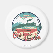 kerstvakantiebadge op nationaal Lampoon Magneet (Voorkant)
