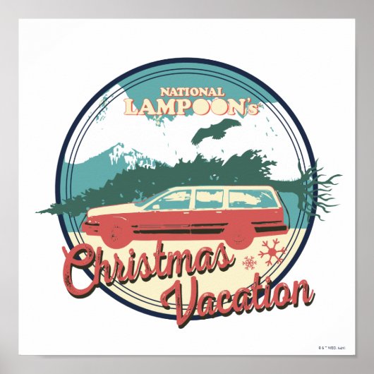 kerstvakantiebadge op nationaal Lampoon Poster (Voorkant)