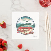 kerstvakantiebadge op nationaal Lampoon Servet (Insitu)