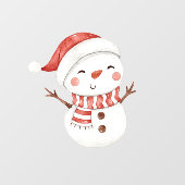 Kerstvakantiebedding Raamsticker (Vel)