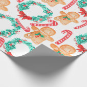 kerstvakantiebrood met inpakken cadeaupapier (Hoek)