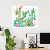 Kerstvakantiecactus Woestijn Zuidwesten Print (Thuiskantoor)