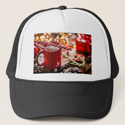 kerstvakantiedecor kerst kerst-decor trucker pet (Voorkant)