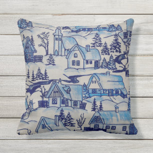  kerstvakantiedorp buitenkussen