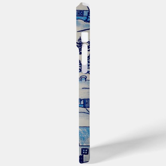 kerstvakantiedorp Case-Mate iPhone case (Achterkant / Links)