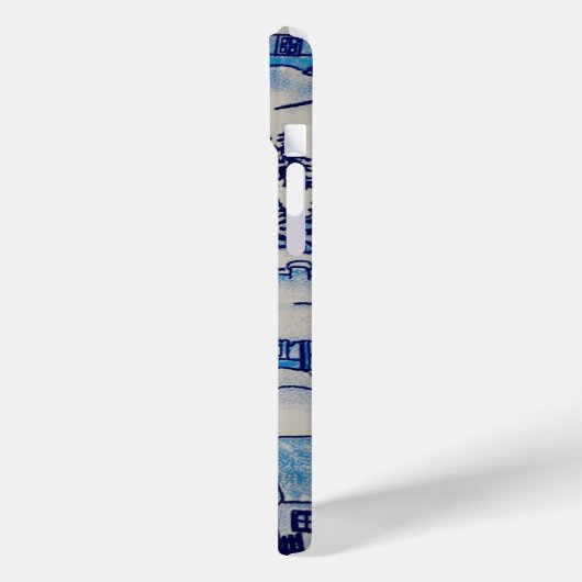 kerstvakantiedorp Case-Mate iPhone case (Achterkant / Links)