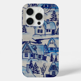  kerstvakantiedorp iPhone 15 pro case