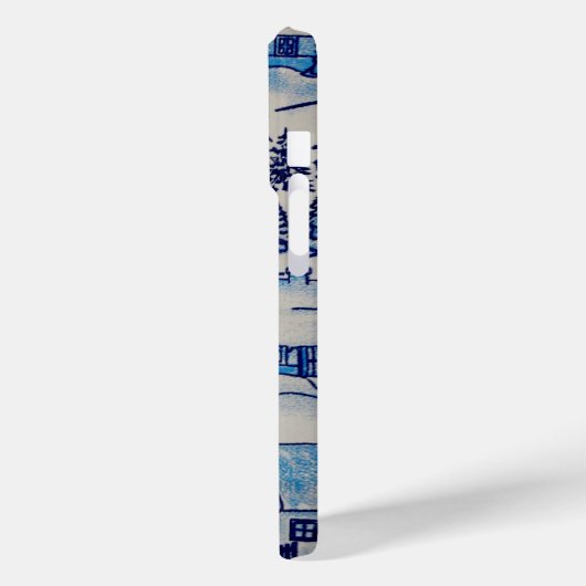  kerstvakantiedorp Case-Mate iPhone case (Achterkant / Links)