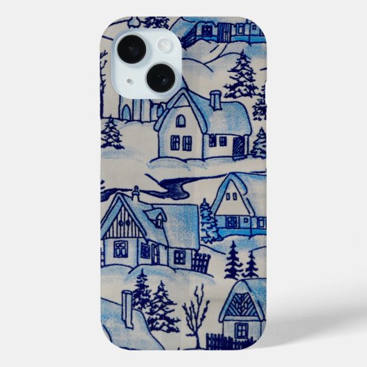  kerstvakantiedorp Case-Mate iPhone case (Achterkant)