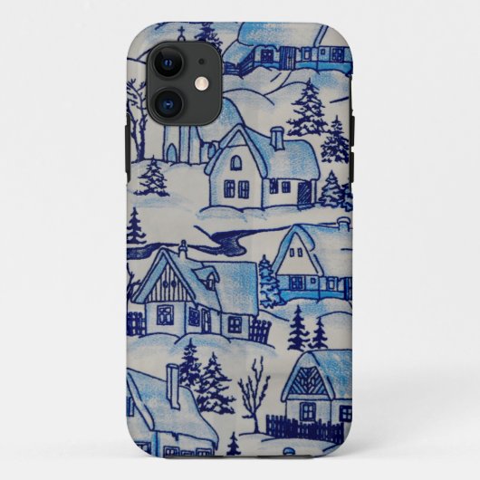  kerstvakantiedorp Case-Mate iPhone case (Achterkant)